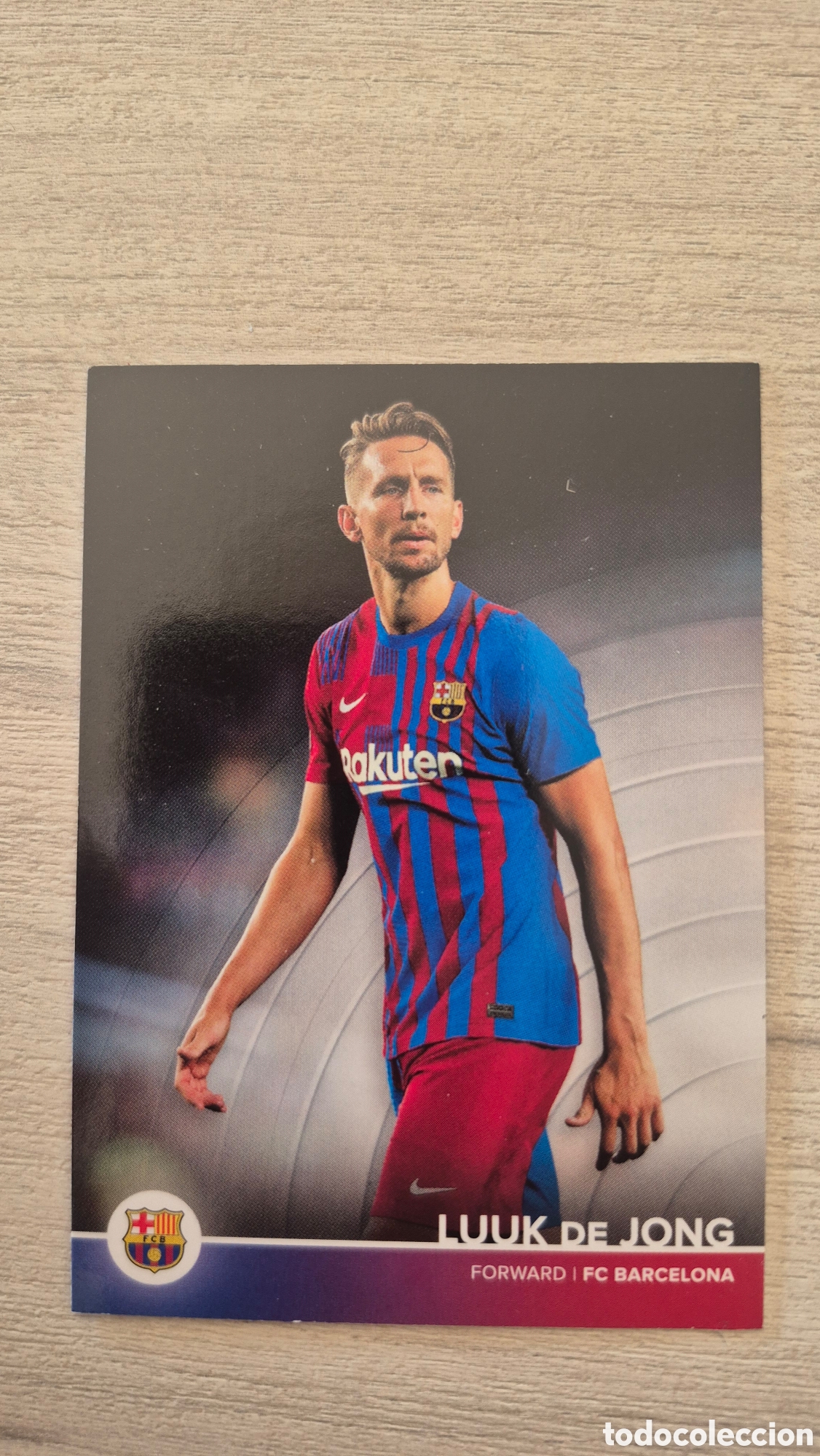 Cromos de Futebol: N&deg;24 Luuk De Jong Topps FC Barcelona 2021