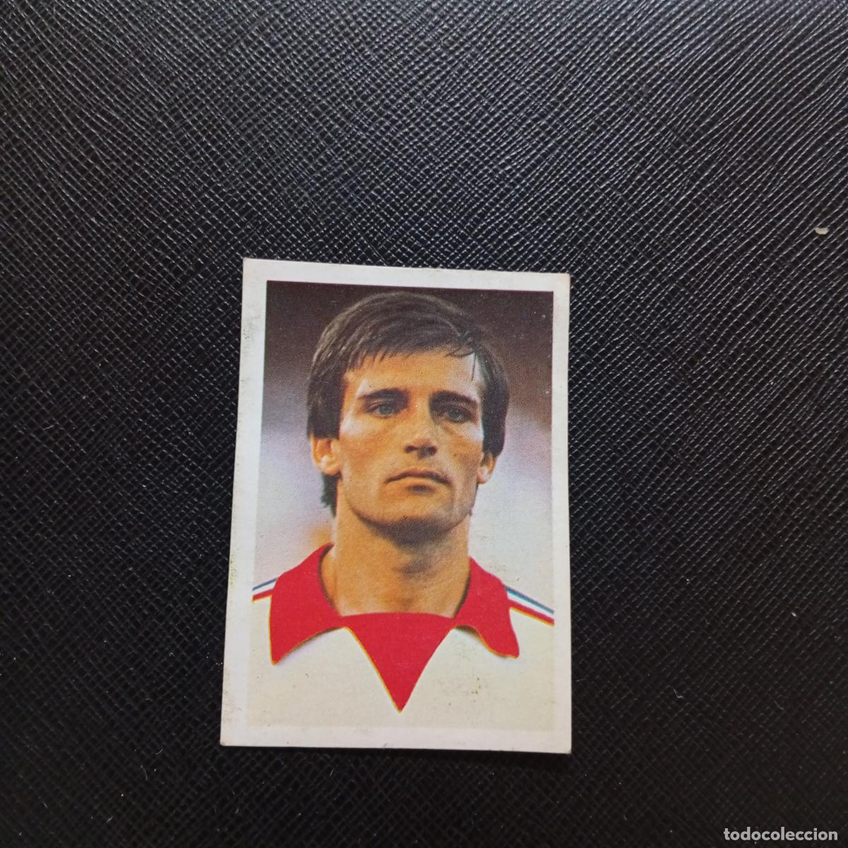 Cromos de F&uacute;tbol: 100 LADISLAV JURKEMIK CHECOSLOVAQUIA FHER ESPA&Ntilde;A MUNDIAL 1982 CROMO FUTBOL 82 DESPEGADO - A109 PG91