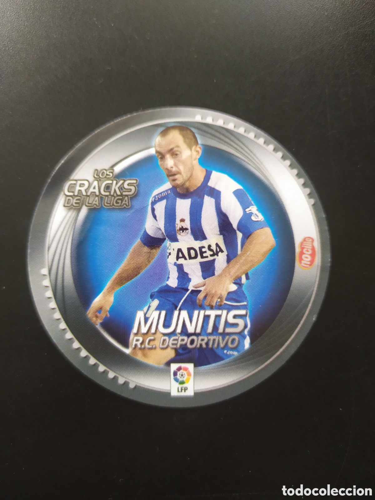 Cromos de F&uacute;tbol: Liga este 2006 2007 06 07 cracks Liga nocilla Munitis Deportivo Coru&ntilde;a sin pegar