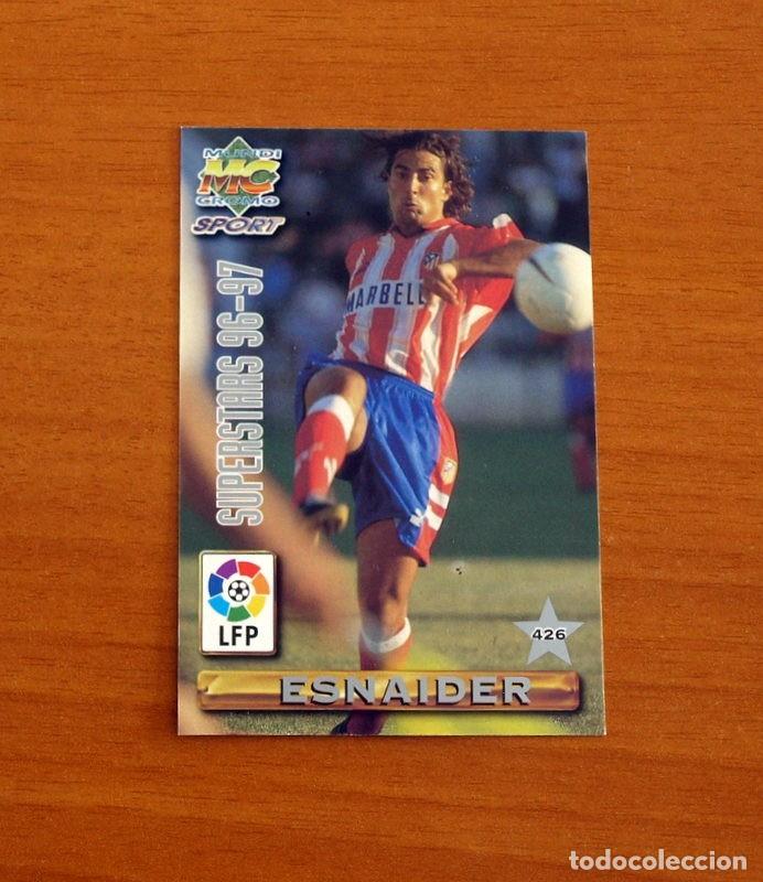 Cromos de F&uacute;tbol: Atl&eacute;tico de Madrid - N&ordm; 426 Esnaider-Caminero Superstars -Mundicromo Las Fichas Liga 1996-1997-96-97