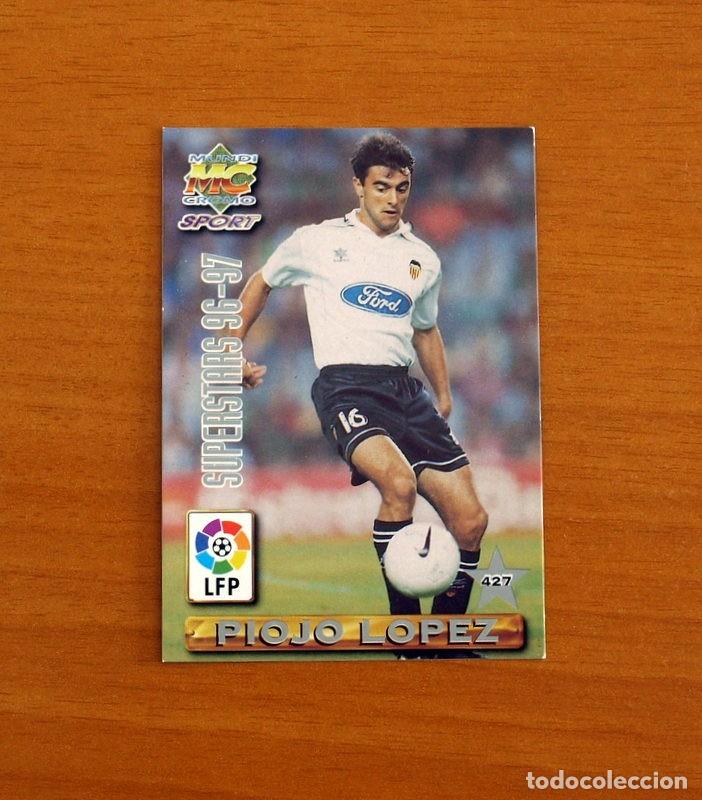 Cromos de F&uacute;tbol: Valencia - N&ordm; 427 Piojo L&oacute;pez-Zubizarreta Superstars -Mundicromo Las Fichas Liga 1996-1997-96-97