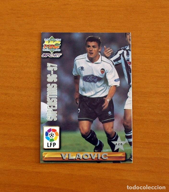 Cromos de F&uacute;tbol: Valencia - N&ordm; 428 Vlaovic-Karpin Superstars -Mundicromo Las Fichas Liga 1996-1997-96-97