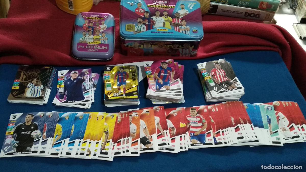Cromos de F&uacute;tbol: ADRENALYN 2023 -24 LOTE 272 CROMOS + 2 LATAS - VER FOTOS , MUY BUENOS, TODOS EN PERFECTO ESTADO