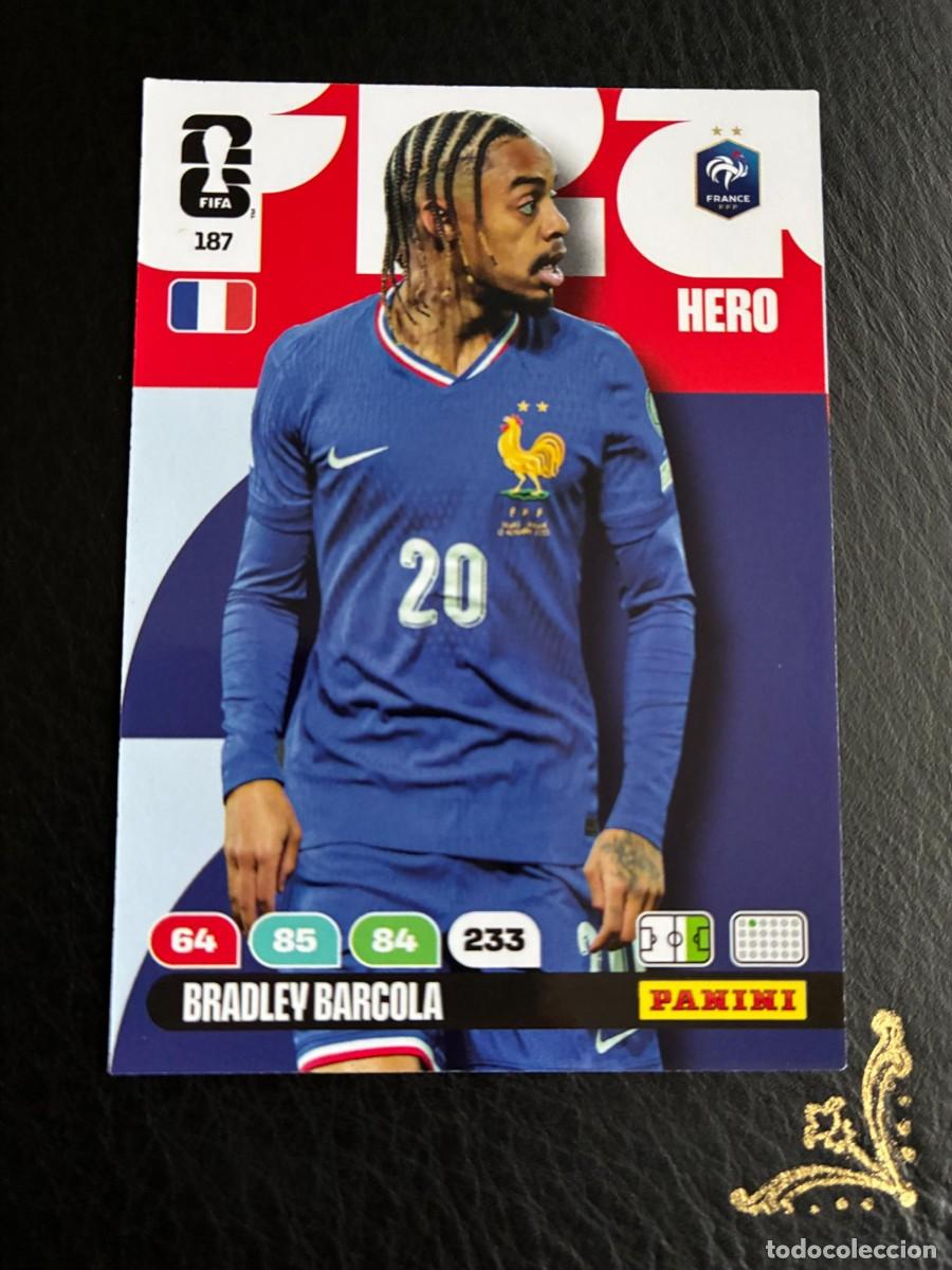 Cromos de Futebol: 187 BRADLEY BARCOLA FRANCIA FIFA WORLD CUP ADRENALYN MUNDIAL 2026 26 PANINI