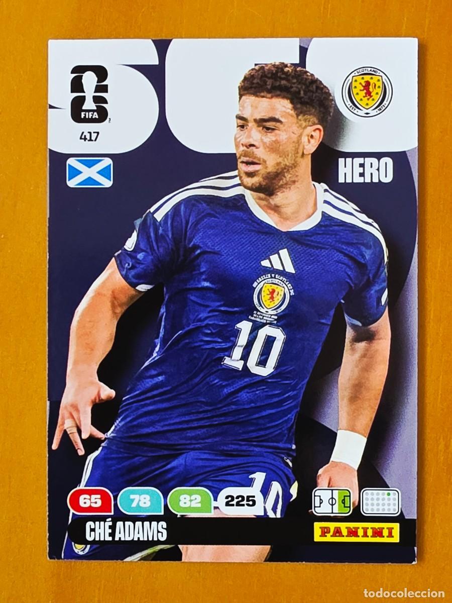 Cromos de F&uacute;tbol: 417 Ch&eacute; Adams, Hero, Escocia, Panini Adrenalyn XL Fifa World Cup 2026 Mundial 26