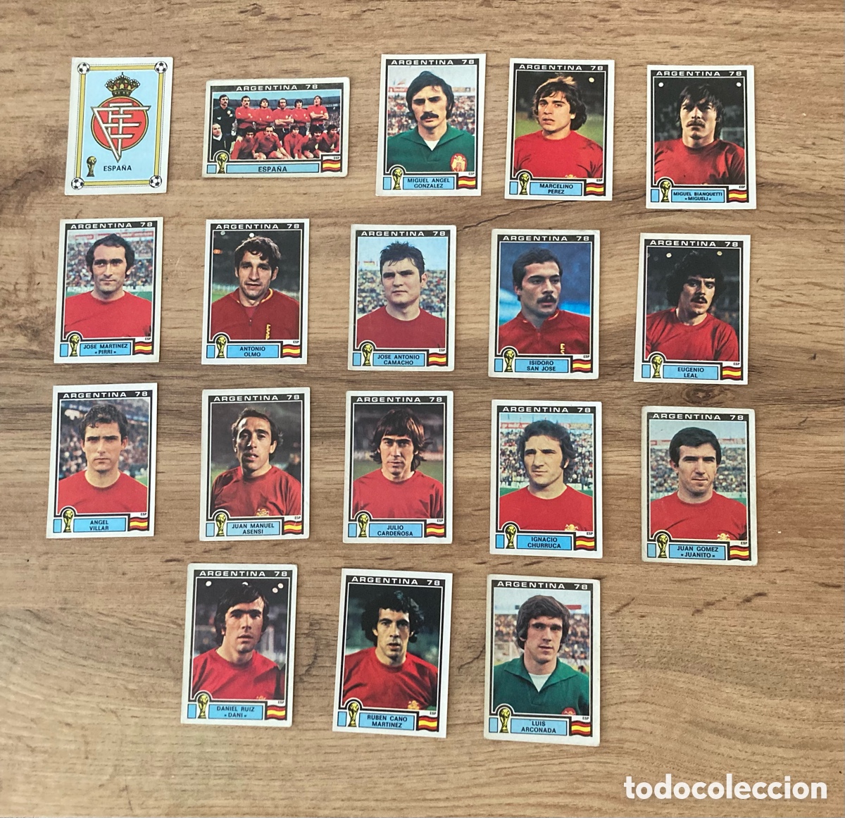 Cromos de F&uacute;tbol: Set completo Espa&ntilde;a mundial Argentina 78-Spain-World Cup 1978-Panini
