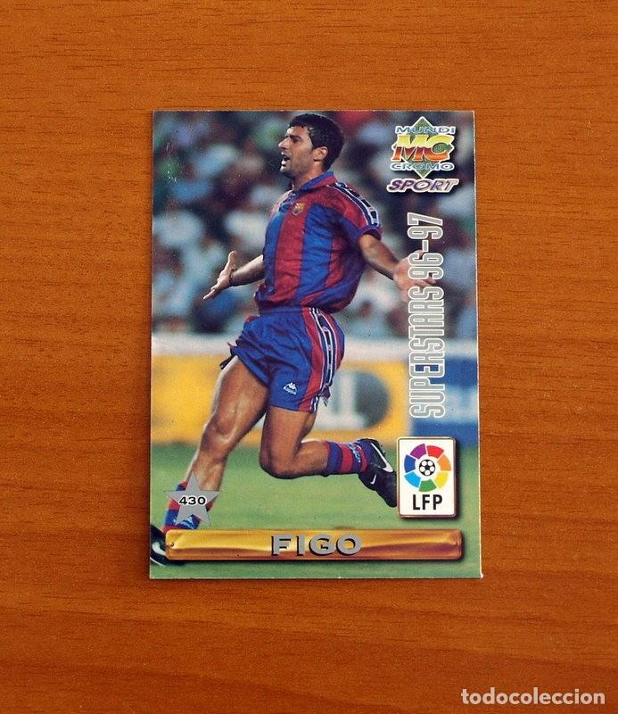 Cromos de F&uacute;tbol: Barcelona - N&ordm; 430 Figo- Vitor Baia Superstars -Mundicromo Las Fichas Liga 1996-1997-96-97