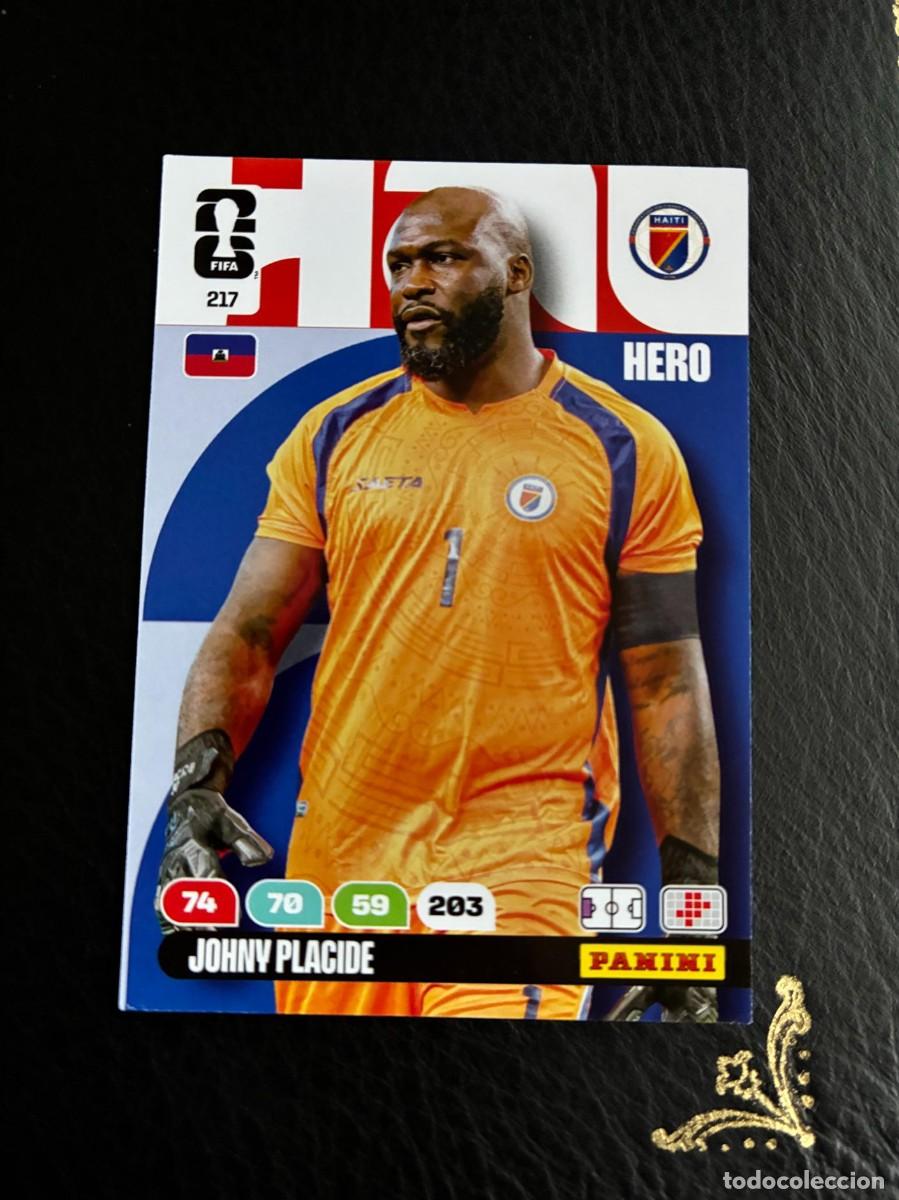 Cromos de F&uacute;tbol: 217 JOHNY PLACIDE HAITI FIFA WORLD CUP ADRENALYN MUNDIAL 2026 26 PANINI