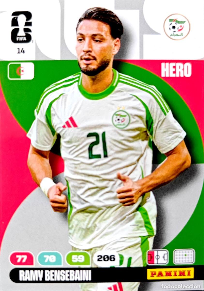 Cartes &agrave; collectionner de Football: 14 Ramy Bensebaini - Argelia - PANINI Adrenalyn FIFA World Cup 2026