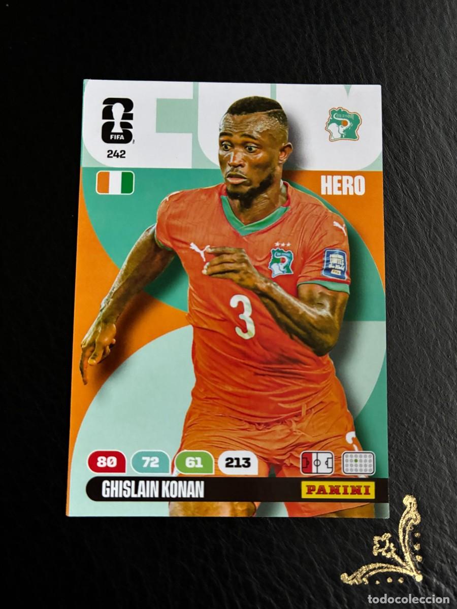 Cartes &agrave; collectionner de Football: 242 GHISLAIN KONAN COSTA DE MARFIL FIFA WORLD CUP ADRENALYN MUNDIAL 2026 26 PANINI