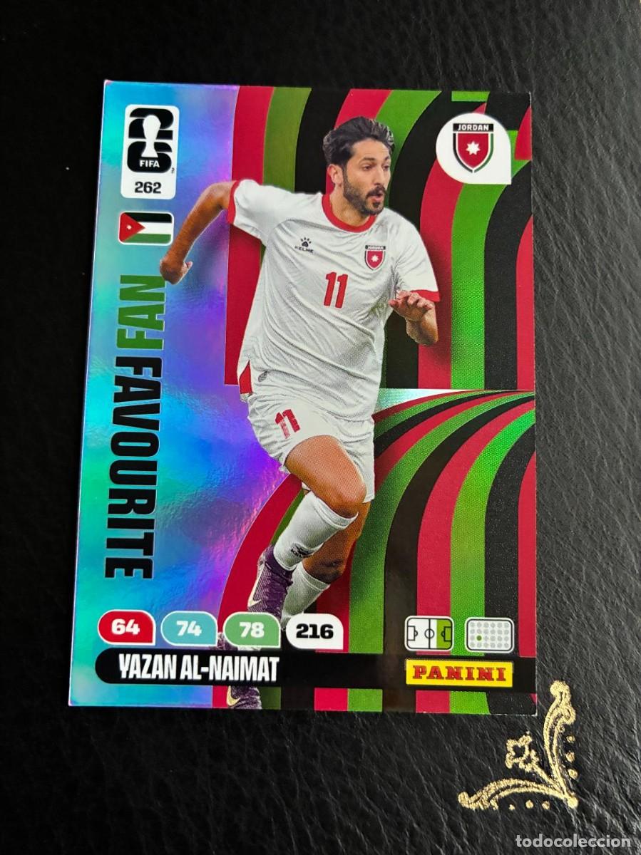 Cromos de F&uacute;tbol: 262 YAZAN AL-NAIMAT FAN FAVOURITE JORDANIA FIFA WORLD CUP ADRENALYN MUNDIAL 2026 26 PANINI