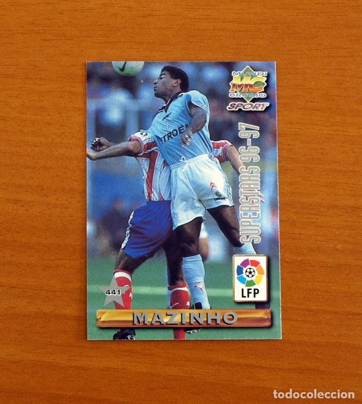 Cromos de F&uacute;tbol: Celta de Vigo -N&ordm; 441 Mazinho-Eusebio Superstars -Mundicromo Las Fichas Liga 1996-1997-96-97