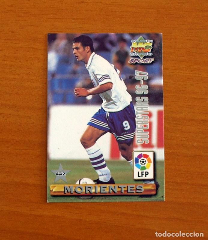 Cromos de F&uacute;tbol: Real Zaragoza -N&ordm; 442 Morientes-Gustavo L&oacute;pez Superstars -Mundicromo Las Fichas Liga 1996-1997-96-97