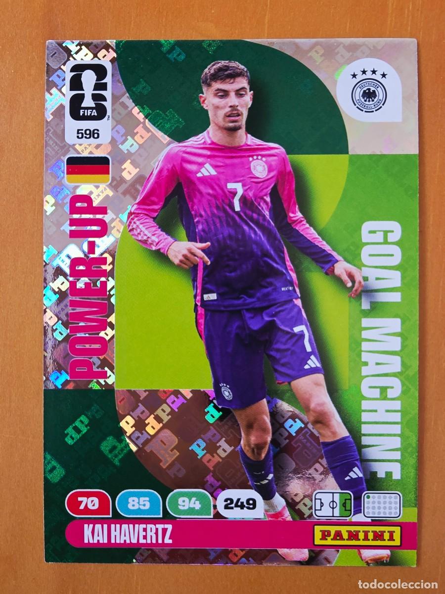 Cromos de F&uacute;tbol: 596 Kai Havertz, Alemania, Power-Up Goal Machine Panini Adrenalyn XL Fifa World Cup 2026 Mundial 26