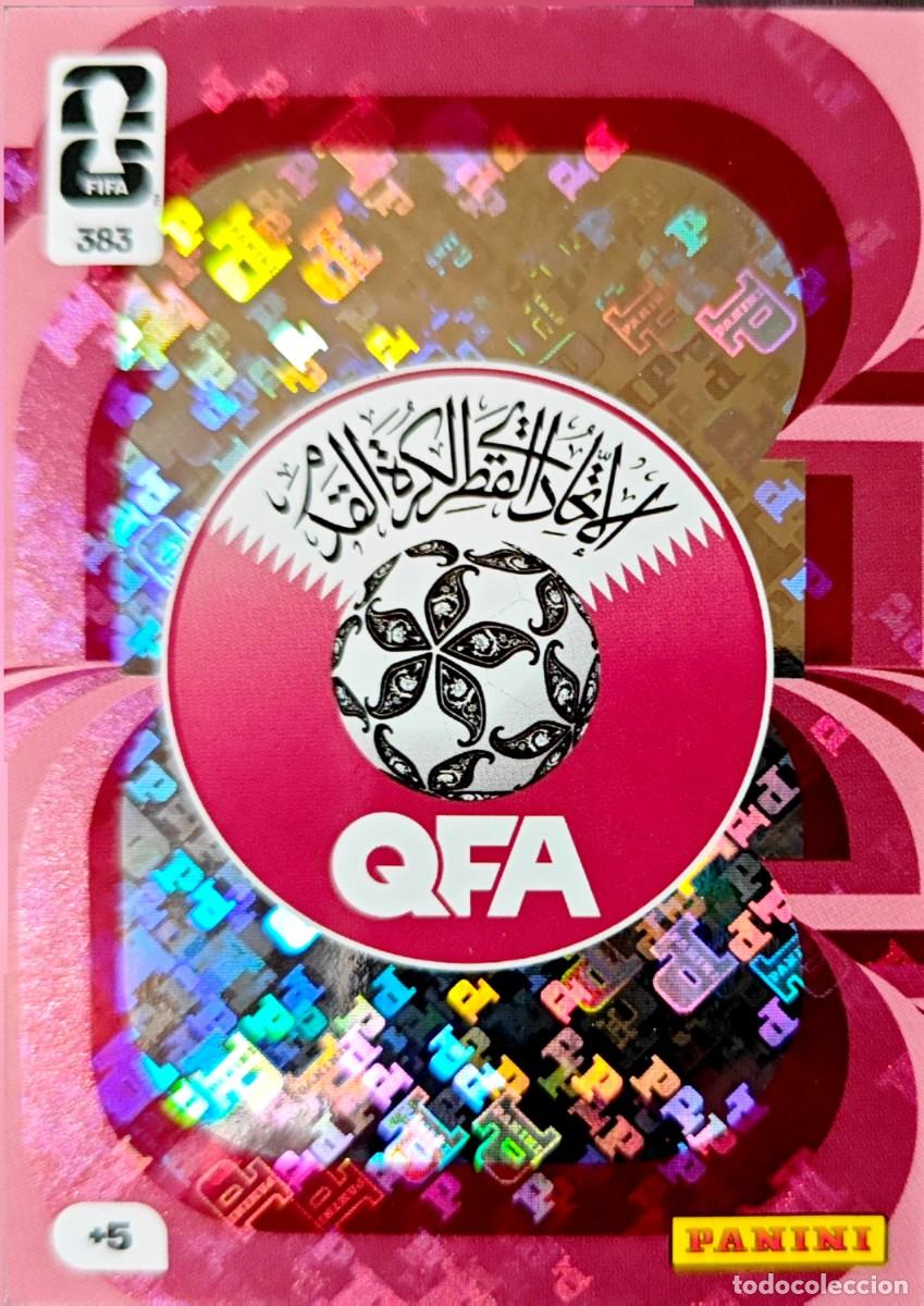 Cromos de F&uacute;tbol: 383 Escudo - Qatar - PANINI Adrenalyn FIFA World Cup 2026