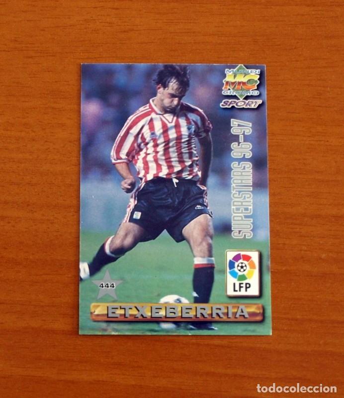 Figurine di Calcio: Athletic de Bilbao -N&ordm; 444 Etxeberria-Ziganda Superstars -Mundicromo Las Fichas Liga 1996-1997-96-97