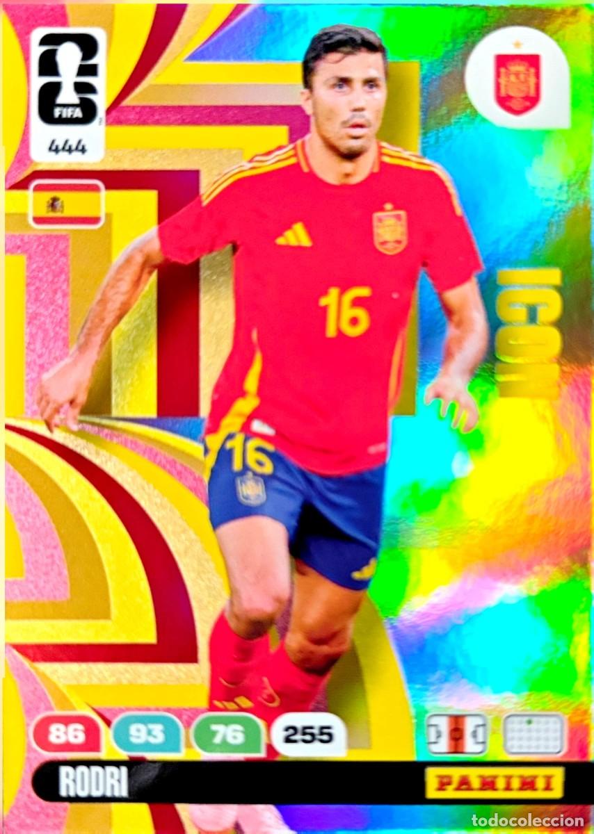 Cromos de F&uacute;tbol: 444 Rodri - Espa&ntilde;a - ICON - PANINI Adrenalyn FIFA World Cup 2026