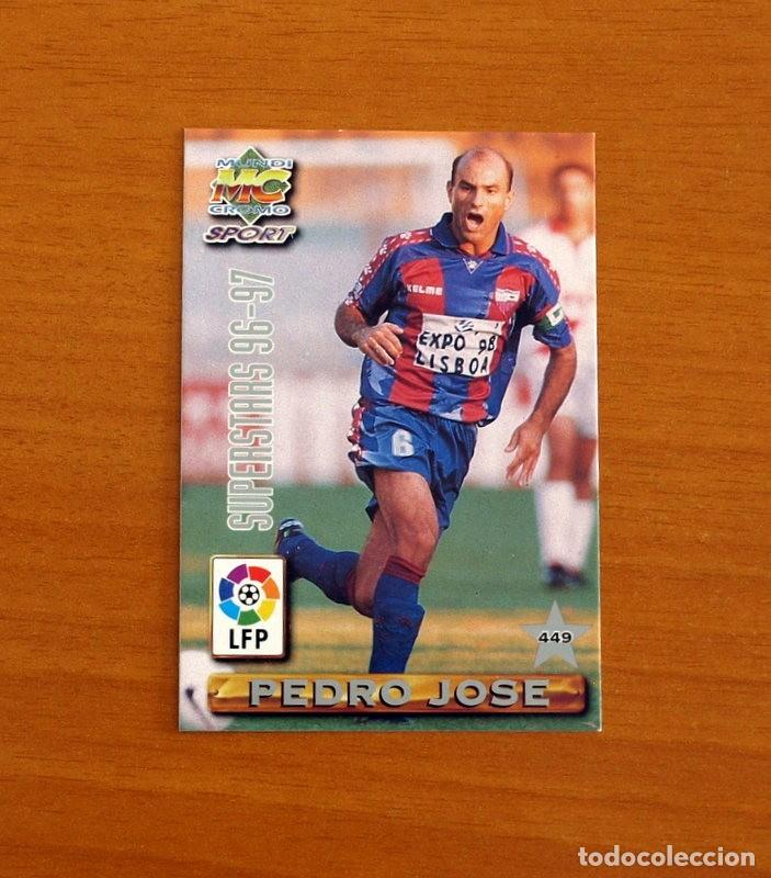 Cromos de F&uacute;tbol: Extremadura-H&eacute;rcules-449 Pedro Jos&eacute;-Visnjic Superstars -Mundicromo Las Fichas Liga 1996-1997-96-97