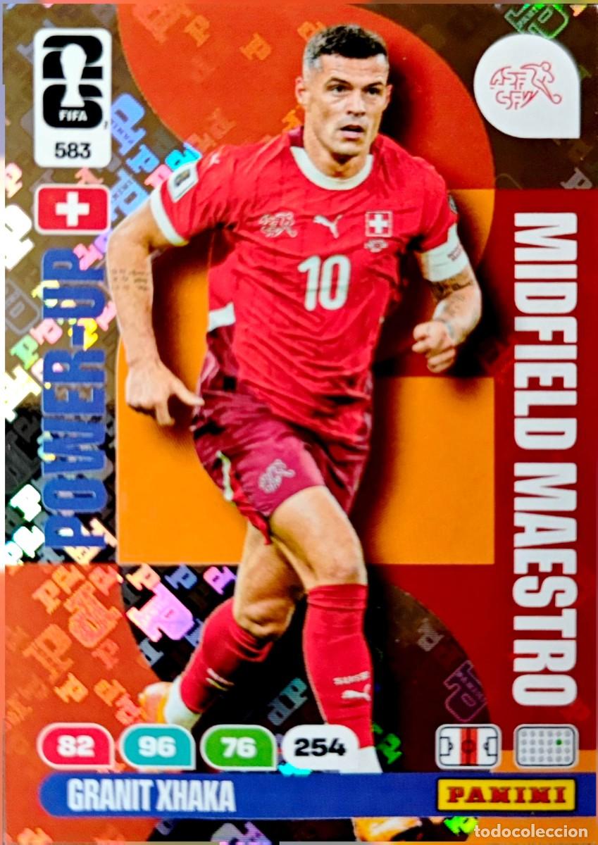 Cromos de F&uacute;tbol: 583 Granit Xhaka - Suiza - MIDFIELD MAESTRO - PANINI Adrenalyn FIFA World Cup 2026