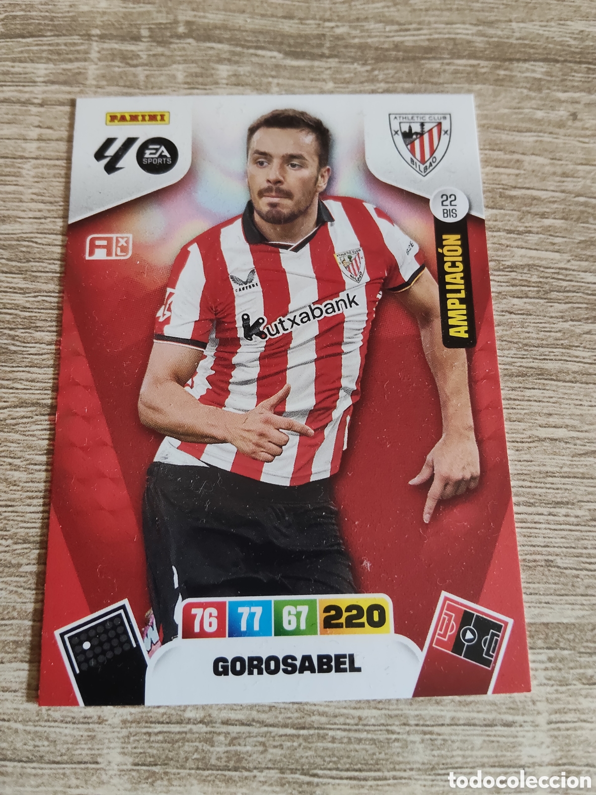 Cromos de Futebol: Panini Adrenalyn 2025 2026 25 26 22 bis Gorosabel Athletic de Bilbao