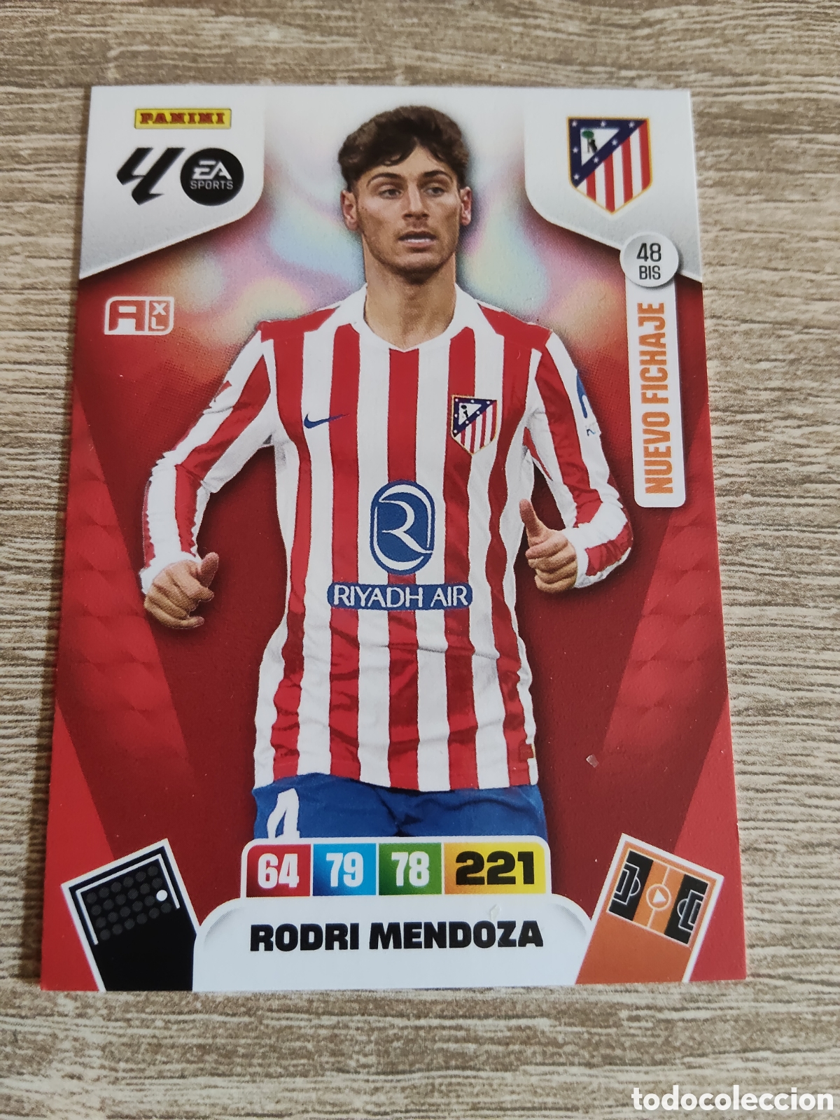 Cromos de Futebol: Panini Adrenalyn 2025 2026 25 26 48 bis Rodri Mendoza Atl&eacute;tico de Madrid