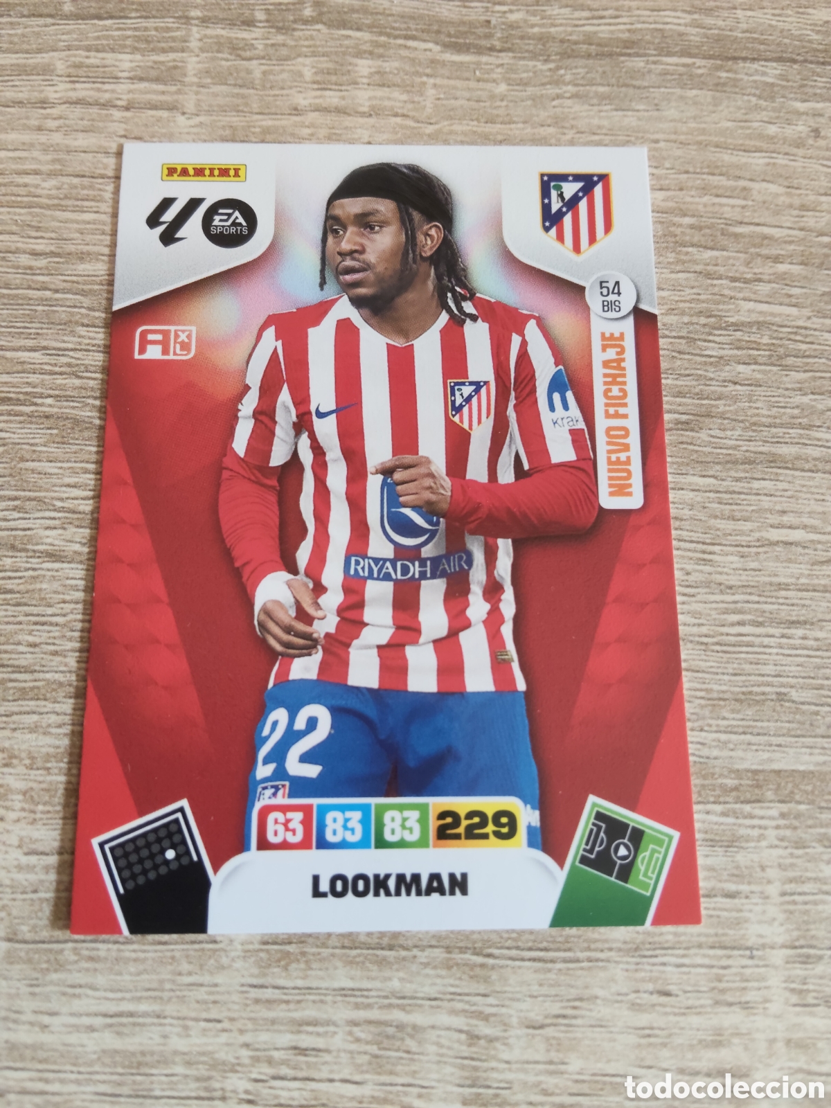 Cartes &agrave; collectionner de Football: Panini Adrenalyn 2025 2026 25 26 54 bis Lookman Atl&eacute;tico de Madrid