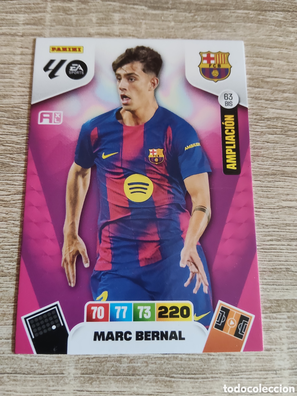 Cartes &agrave; collectionner de Football: Panini Adrenalyn 2025 2026 25 26 63 bis Marc Bernal Barcelona