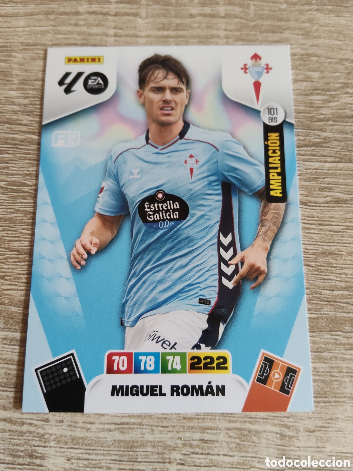 Figurine di Calcio: Panini Adrenalyn 2025 2026 25 26 101 bis Miguel Rom&aacute;n Celta de Vigo