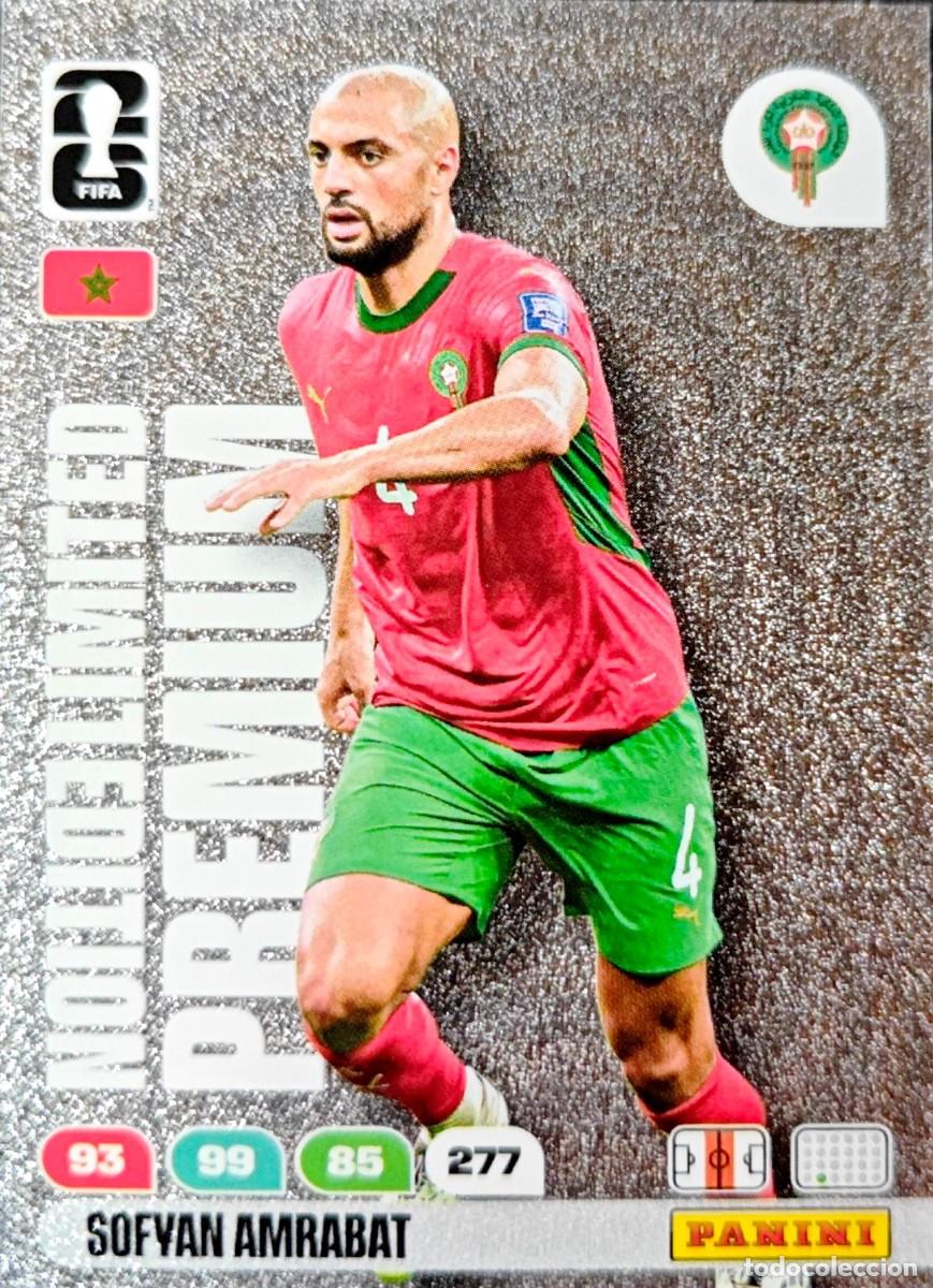 Fu&szlig;ball-Sticker: Sofyan Amrabat - Marruecos - LIMITED EDITION PREMIUM - PANINI Adrenalyn FIFA World Cup 2026