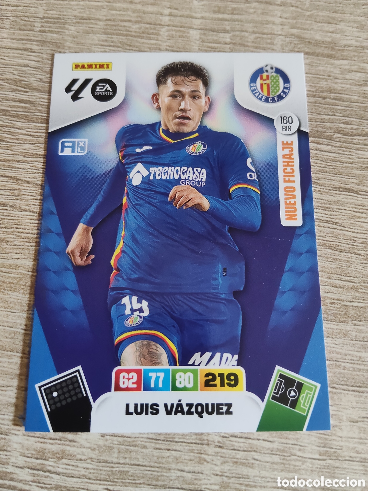 Cromos de F&uacute;tbol: Panini Adrenalyn 2025 2026 25 26 160 Luis V&aacute;zquez Getafe