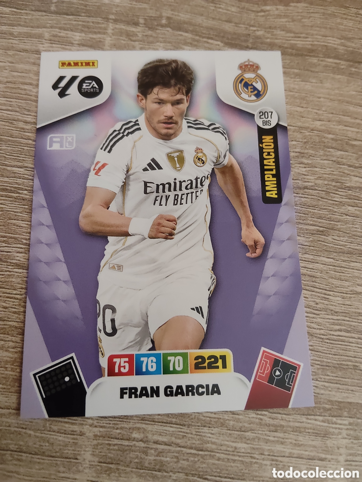 Cromos de F&uacute;tbol: Panini Adrenalyn 2025 2026 25 26 207 bis Fran Garc&iacute;a Real Madrid