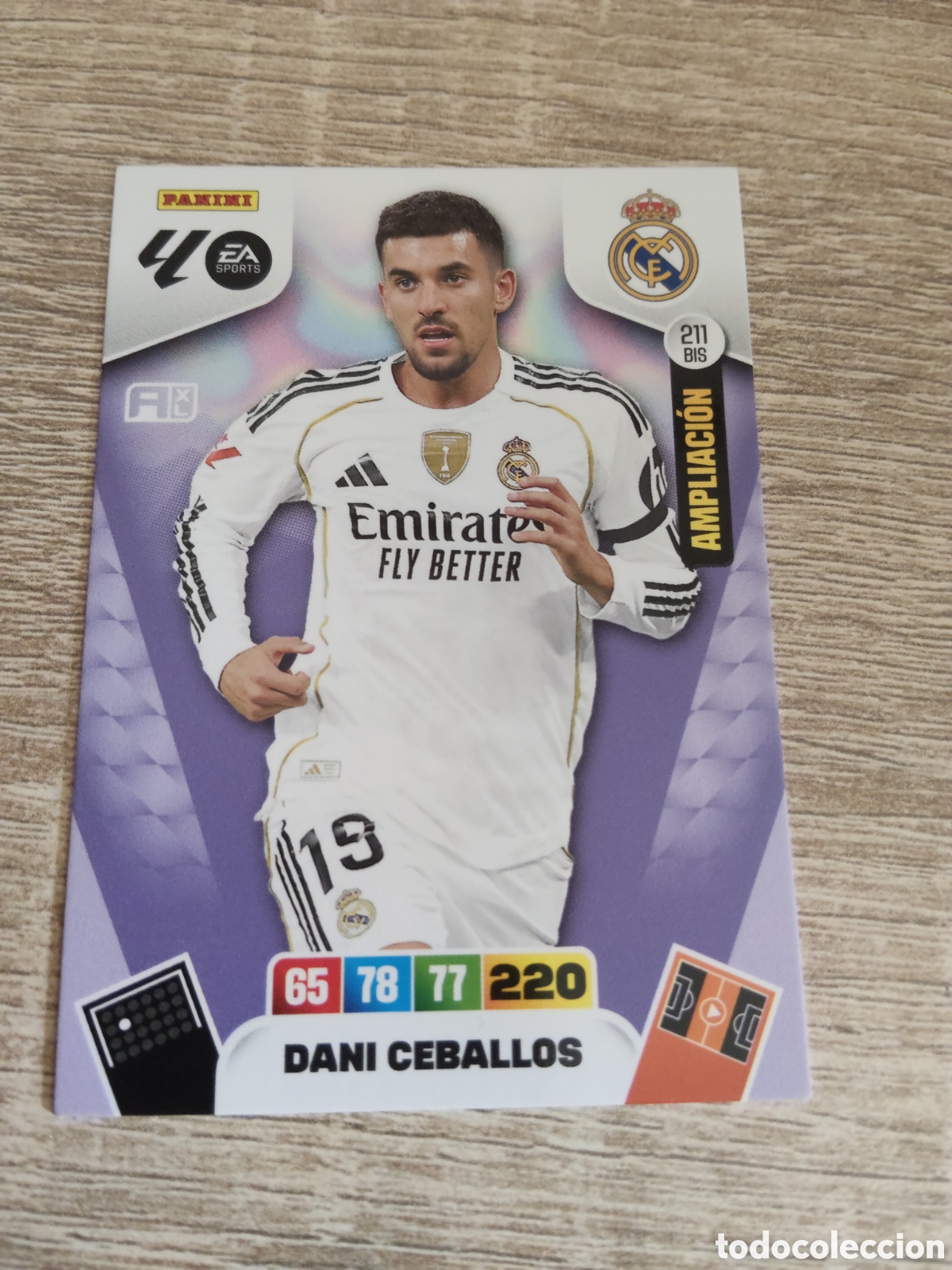 Cromos de F&uacute;tbol: Panini Adrenalyn 2025 2026 211 bis Dani Ceballos Real Madrid