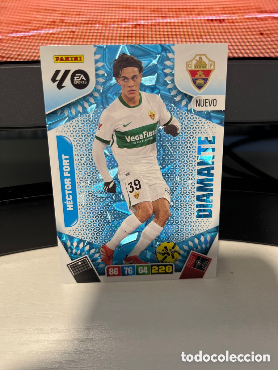 Cromos de F&uacute;tbol: H&eacute;ctor fort diamante nuevo Elche adrenalyn XL 2025/26