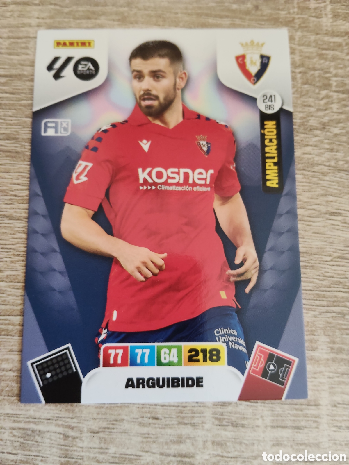 Cromos de F&uacute;tbol: Panini Adrenalyn 2025 2026 25 26 241 Arguibide Osasuna