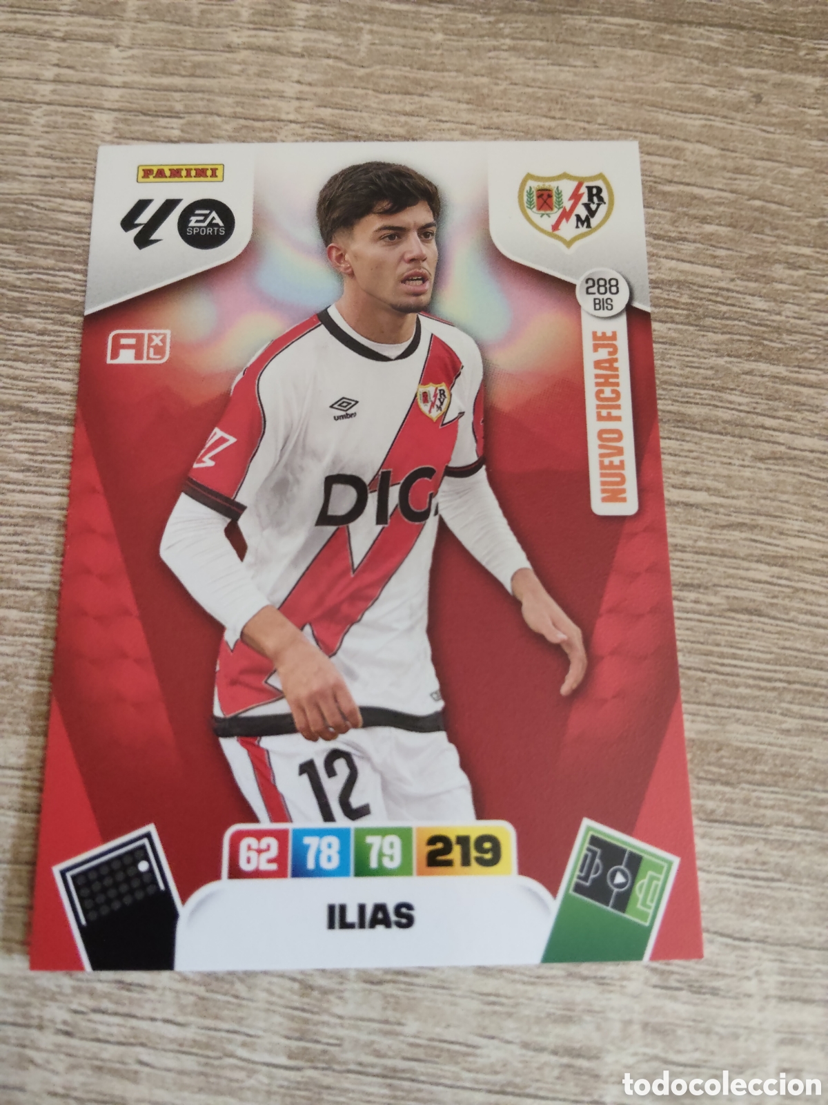 Cartes &agrave; collectionner de Football: Panini Adrenalyn 2025 2026 25 26 288 bis Ilias Rayo Vallecano
