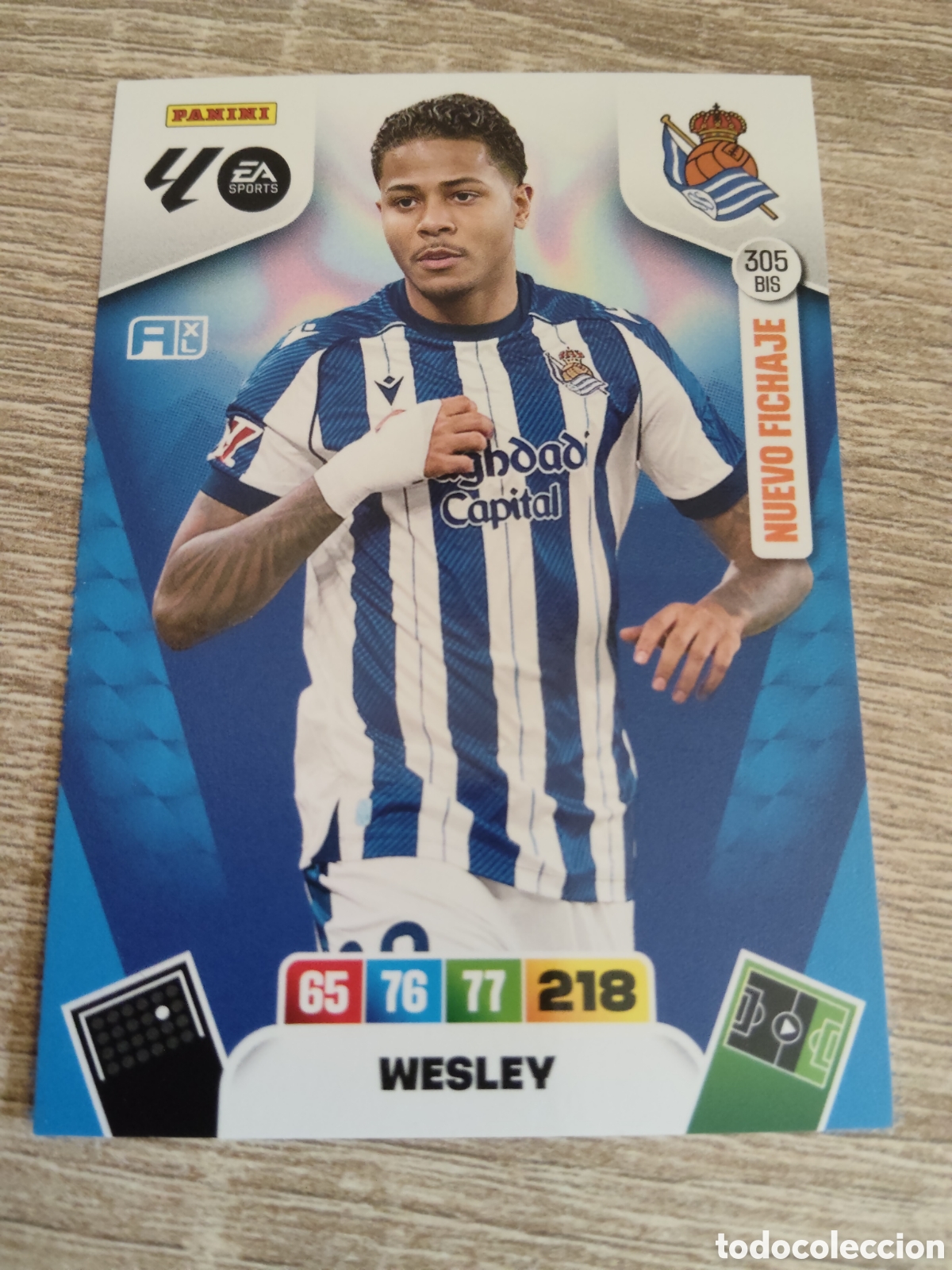 Cartes &agrave; collectionner de Football: Panini Adrenalyn 2025 2026 25 26 305 bis Wesley Alav&eacute;s