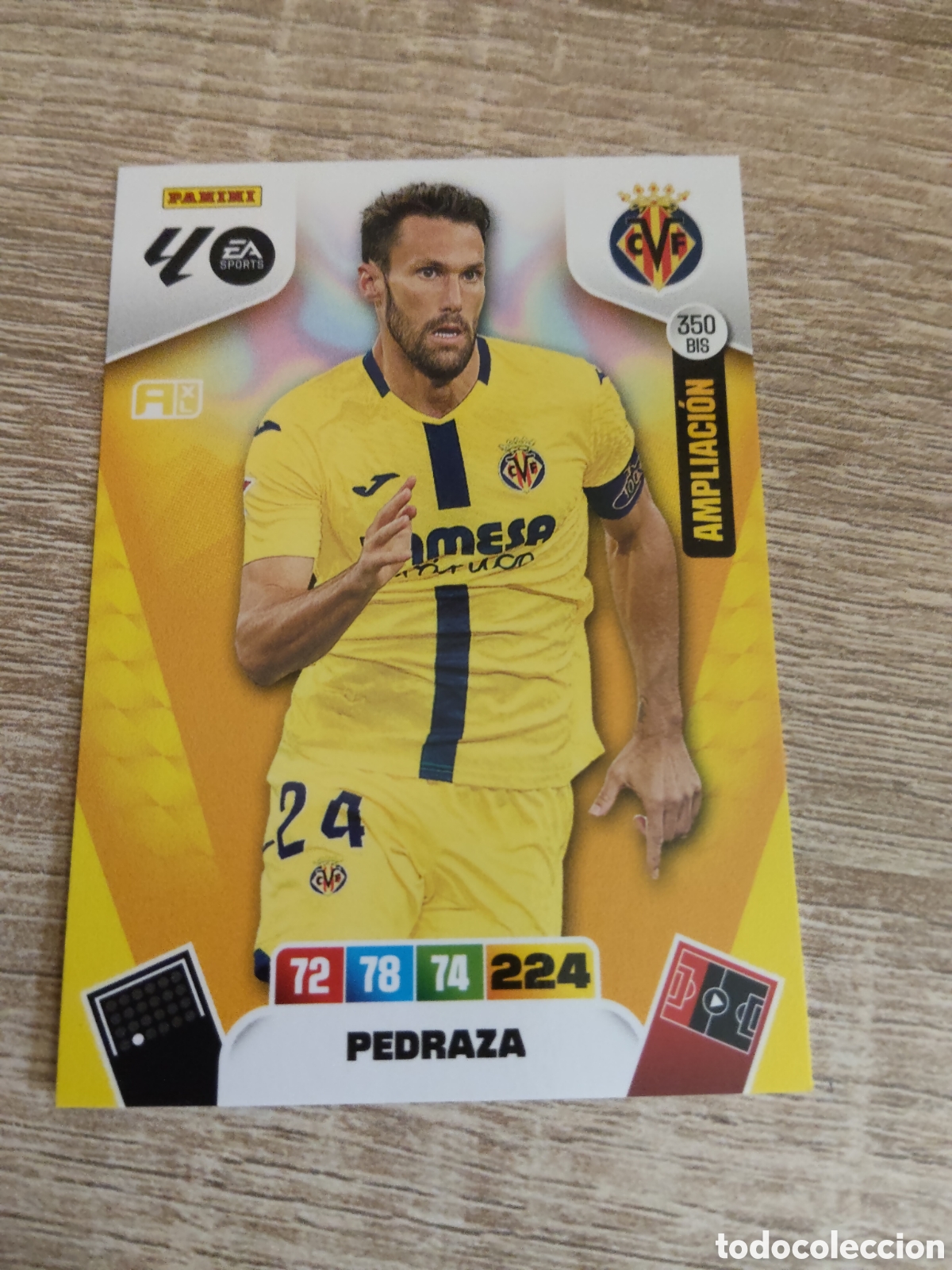 Cromos de F&uacute;tbol: Panini Adrenalyn 2025 2026 25 26 350 bis Pedraza Villarreal