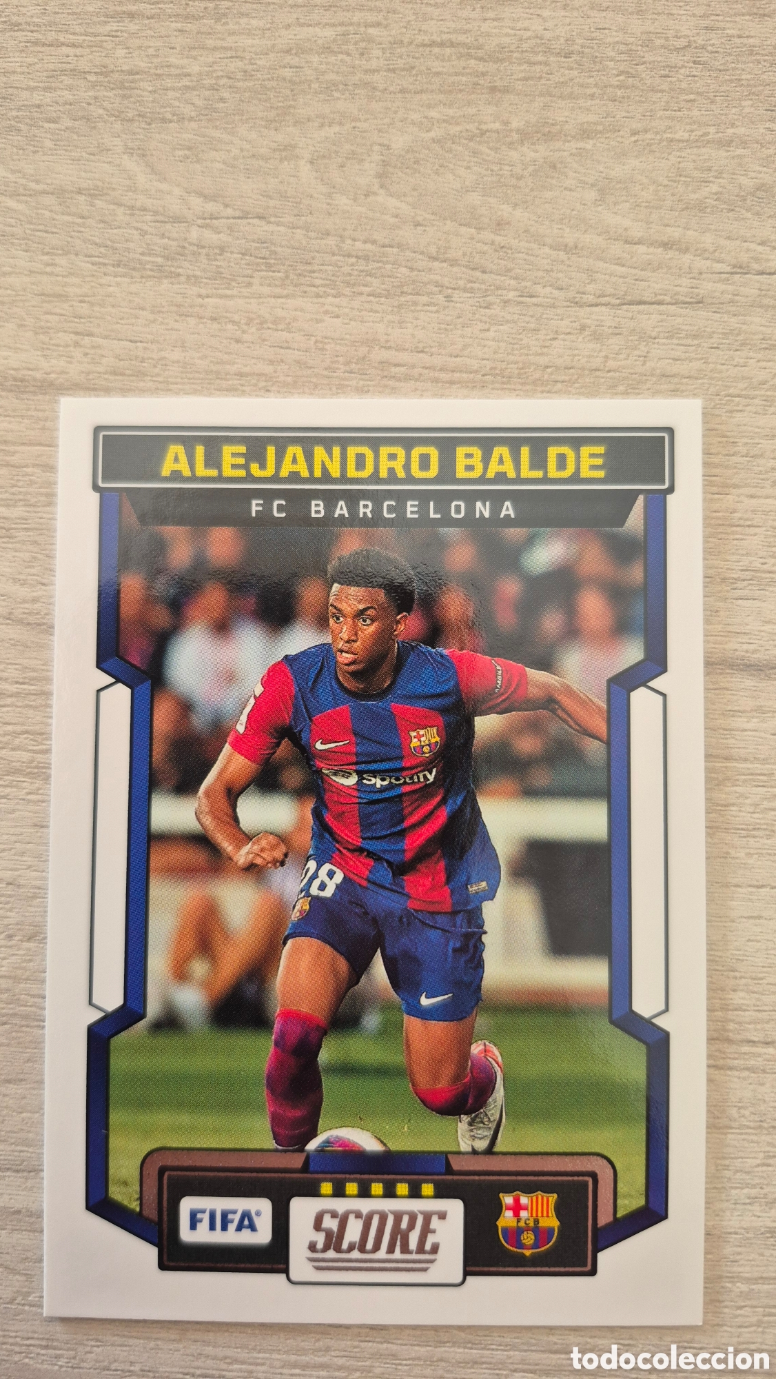 Cromos de F&uacute;tbol: N&deg;90 FC Barcelona Alejandro Balde Panini-Score FIFA Soccer 23/24