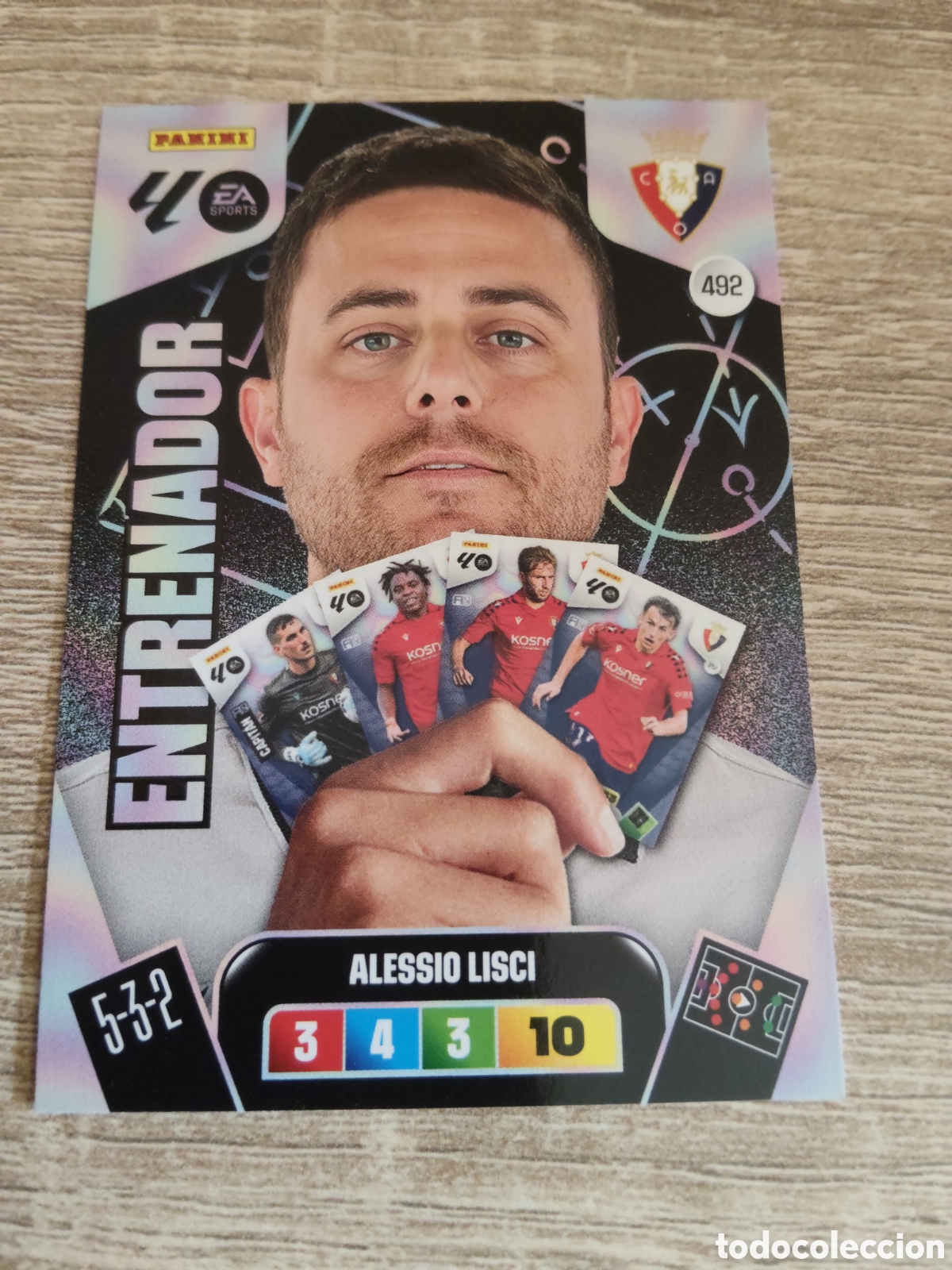 Cromos de F&uacute;tbol: Panini Adrenalyn 2025 2026 25 26 492 Alessio Lisci Osasuna