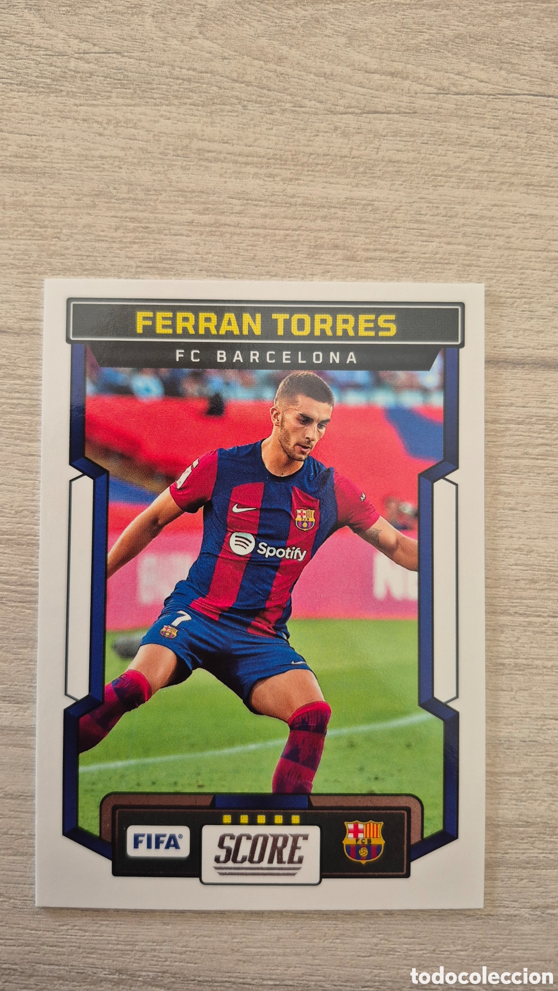 Cromos de F&uacute;tbol: N&deg;89 FC Barcelona Ferran Torres Panini-Score FIFA Soccer 23/24