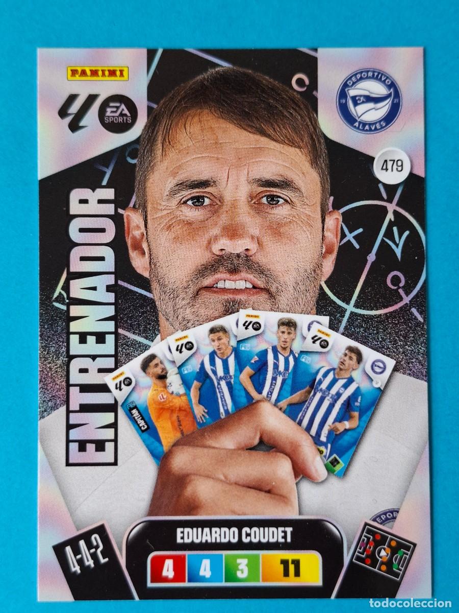 Cromos de F&uacute;tbol: Entrenador #479 EDUARDO COUDET (Alav&eacute;s) - Adrenalyn XL LaLiga 2025-26