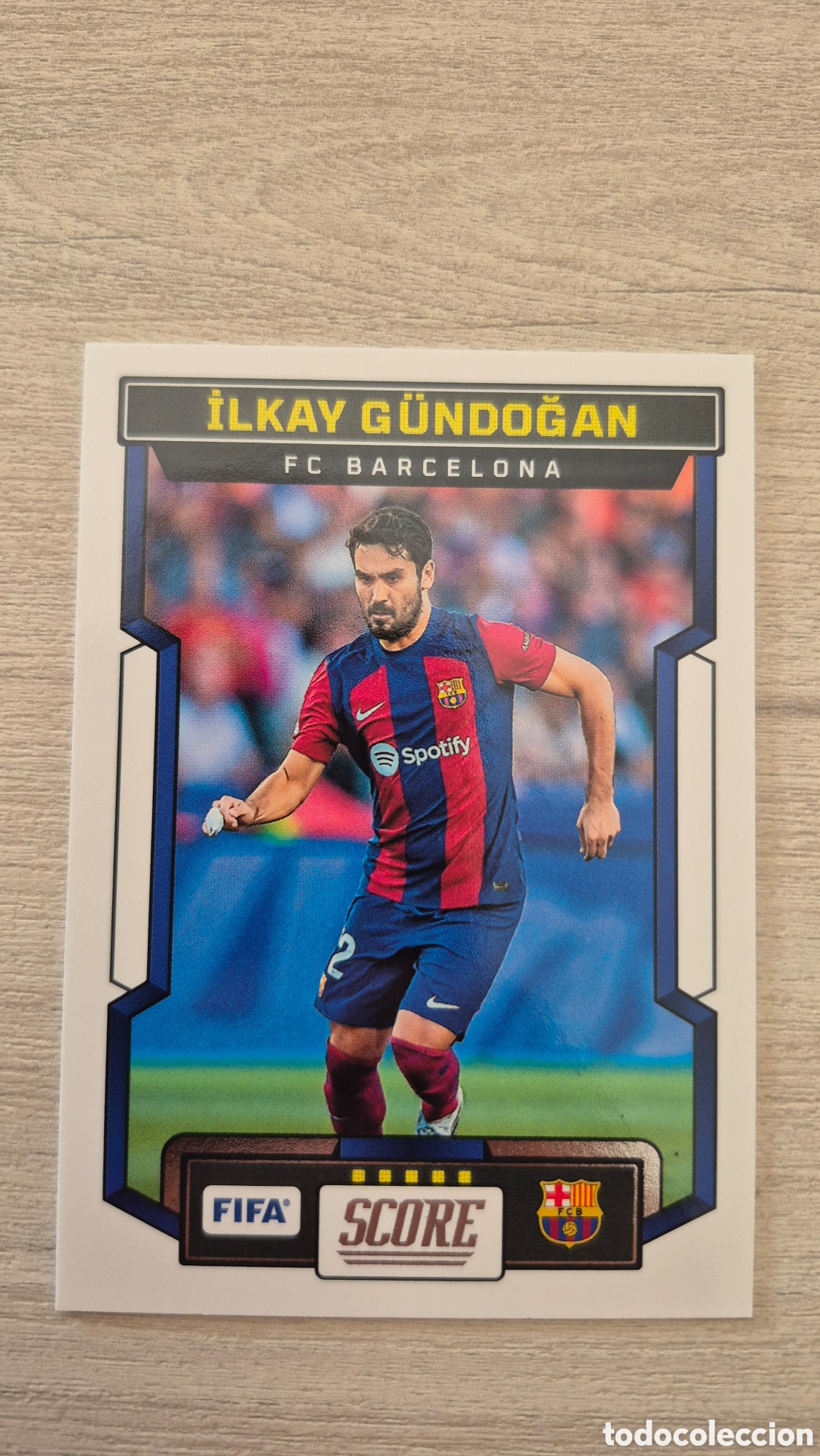 Cromos de F&uacute;tbol: N&deg;91 FC Barcelona Ilkay G&uuml;ndogan Panini-Score FIFA Soccer 23/24
