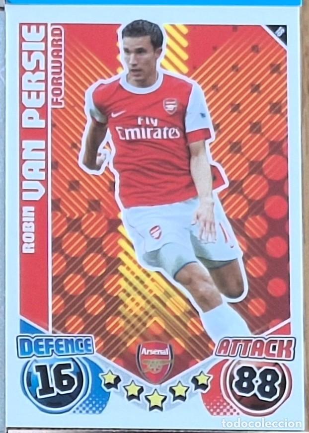 Cromos de F&uacute;tbol: Robin Van Persie Arsenal Topps Match Attax Soccer