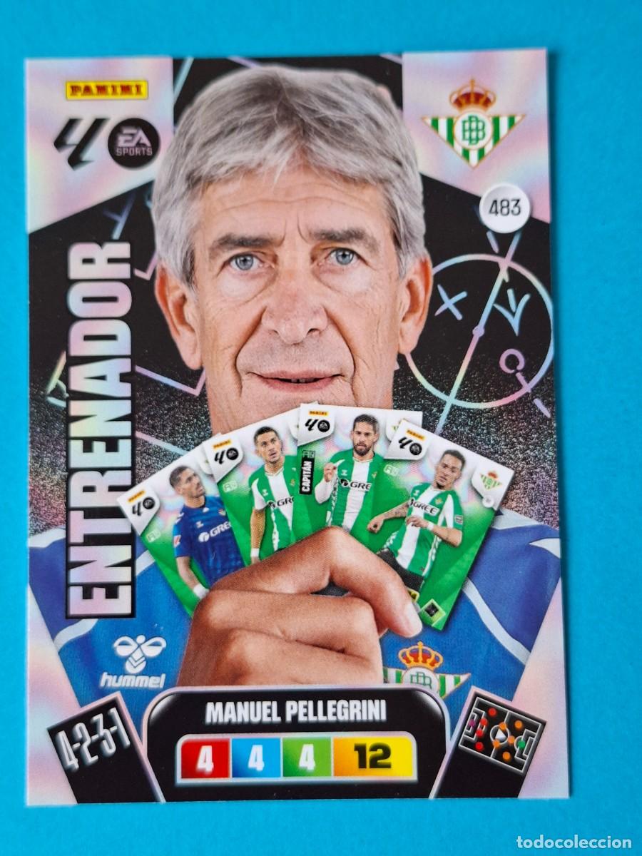 Cromos de F&uacute;tbol: Entrenador #483 MANUEL PELLEGRINI (Betis) - Adrenalyn XL LaLiga 2025-26