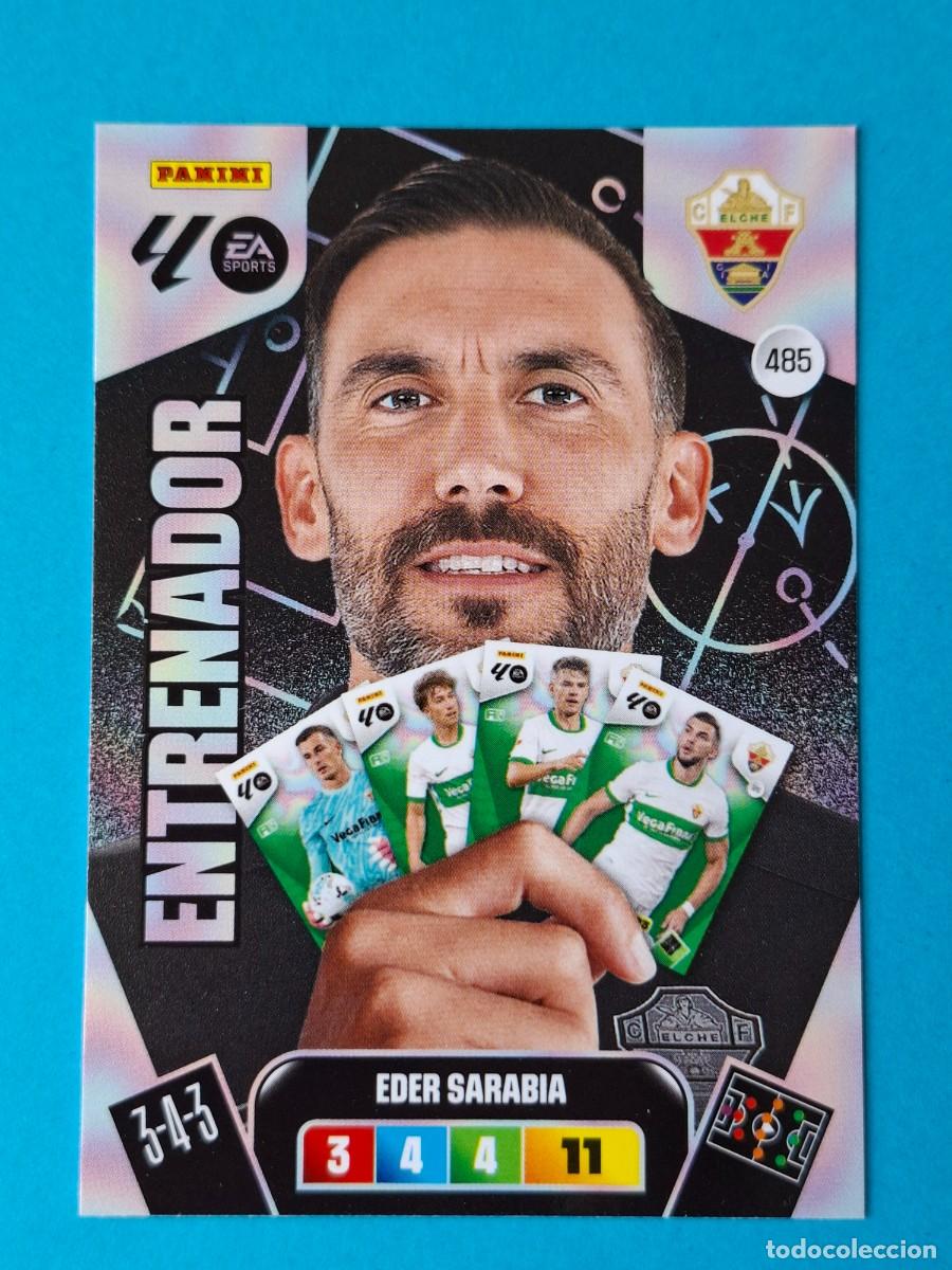 Cromos de F&uacute;tbol: Entrenador #485 EDER SARABIA (Elche) - Adrenalyn XL LaLiga 2025-26