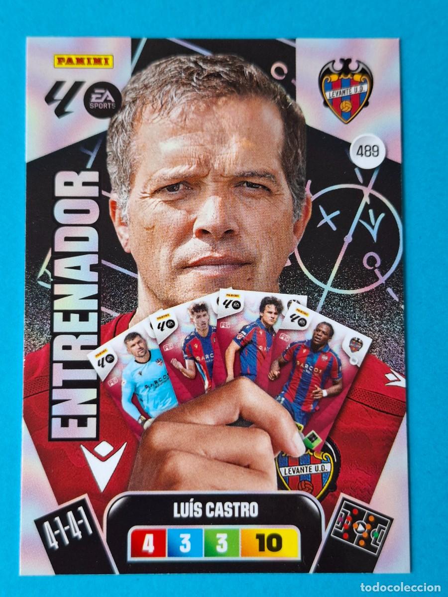 Cromos de F&uacute;tbol: Entrenador #489 LUIS CASTRO (Levante) - Adrenalyn XL LaLiga 2025-26