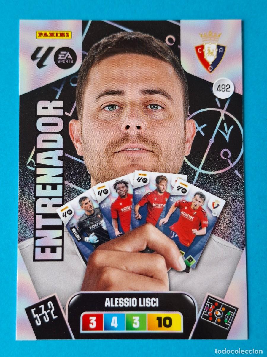Cromos de F&uacute;tbol: Entrenador #492 ALESSIO LISCI (Osasuna) - Adrenalyn XL LaLiga 2025-26