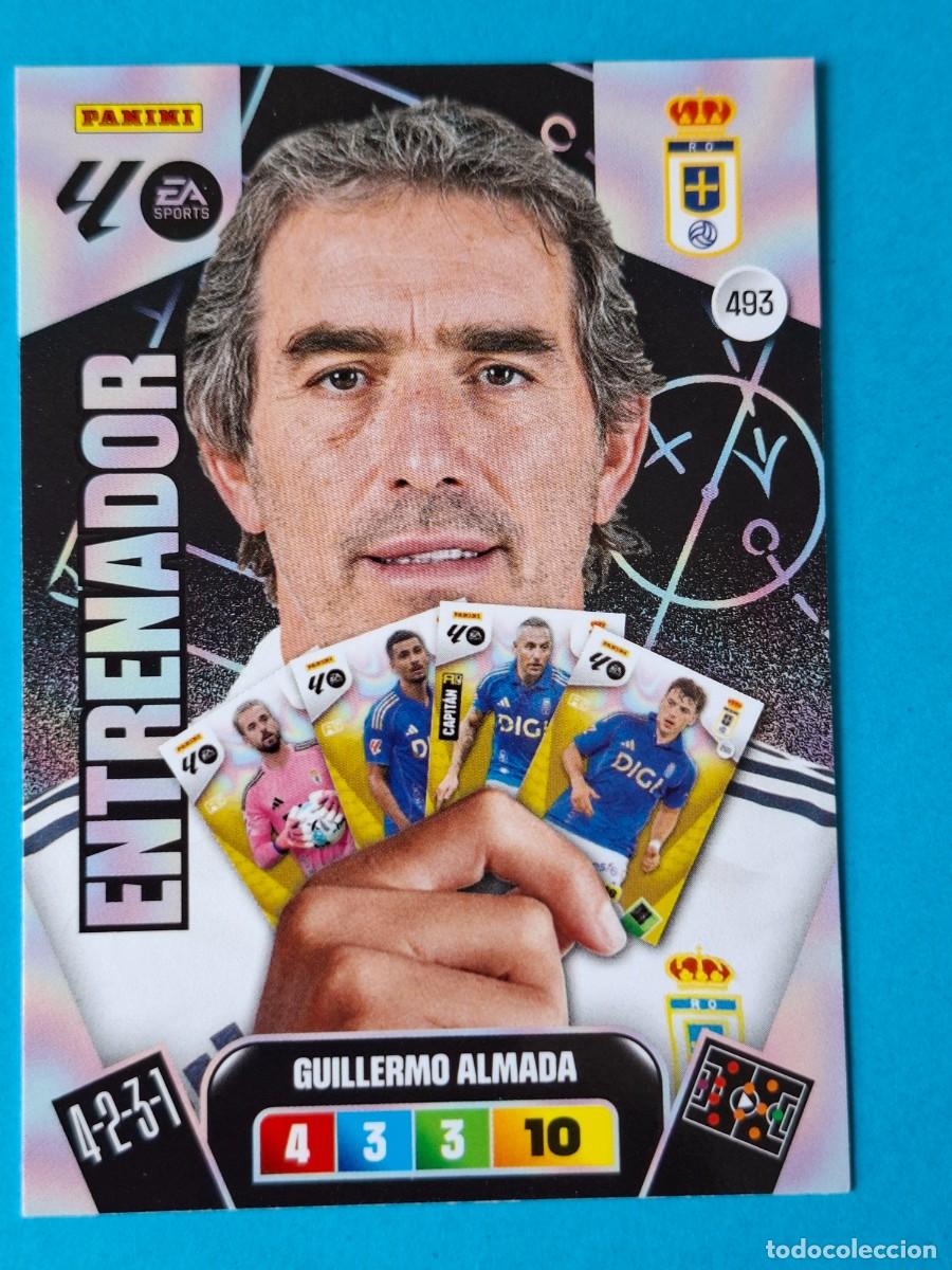 Cromos de F&uacute;tbol: Entrenador #493 GUILLERMO ALMADA (Oviedo) - Adrenalyn XL LaLiga 2025-26