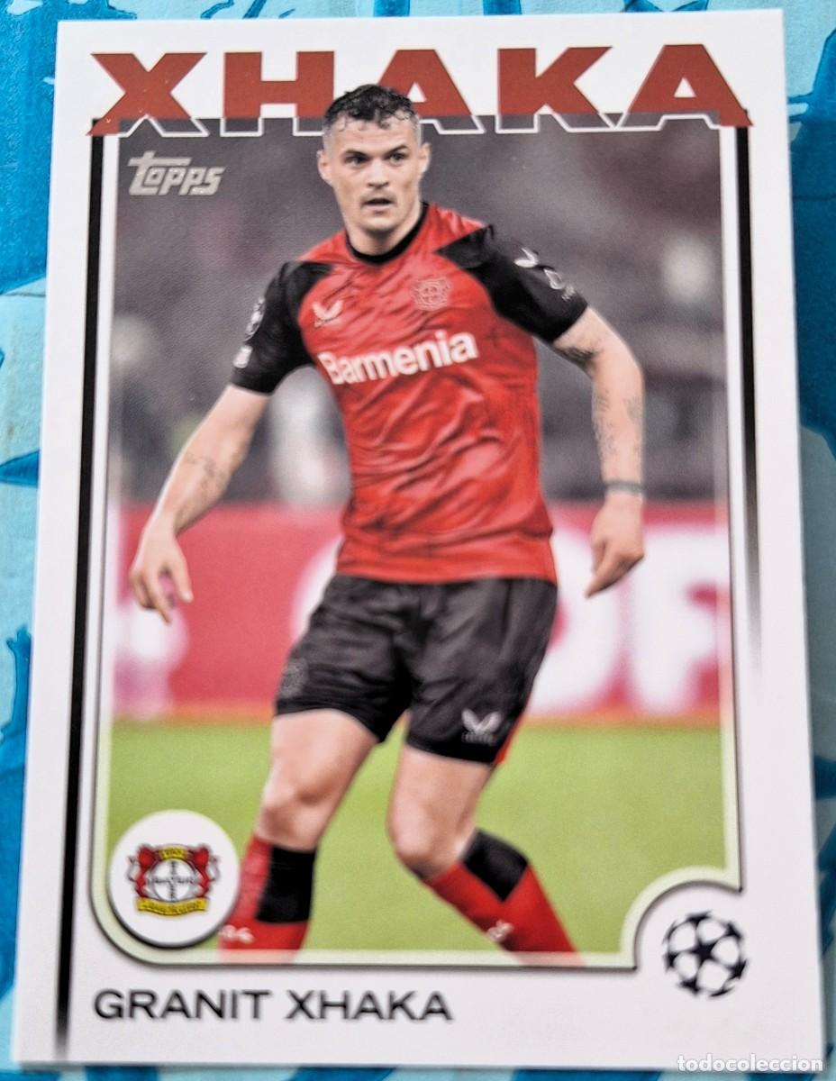 Cromos de F&uacute;tbol: Granit Xhaka Bayer Leverkusen Topps Champions League Soccer
