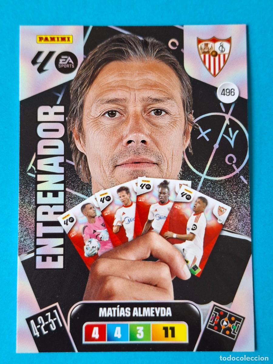 Cromos de F&uacute;tbol: Entrenador #496 MAT&Iacute;AS ALMEYDA (Sevilla) - Adrenalyn XL LaLiga 2025-26